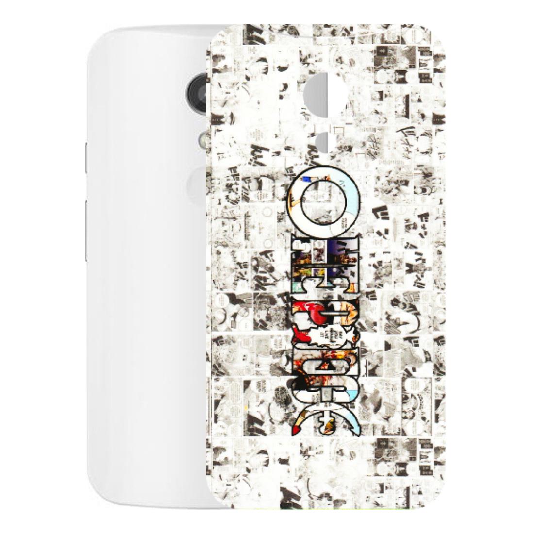 Motorola Phone Skins (All Models) - One Piece Manga - 3D Embossed Finish (L-26) Motorola Moto G2