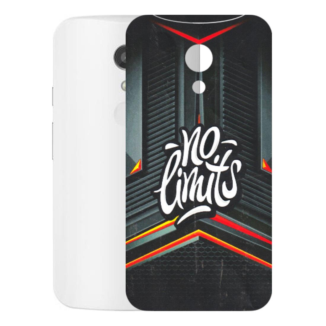 Motorola Phone Skins (All Models) - No Limits - 3D Embossed Finish (L-286) Motorola Moto G2