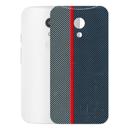 Motorola Phone Skins (All Models) - Blue Sober Lines - 3D Embossed Finish (L-305) Motorola Moto G2