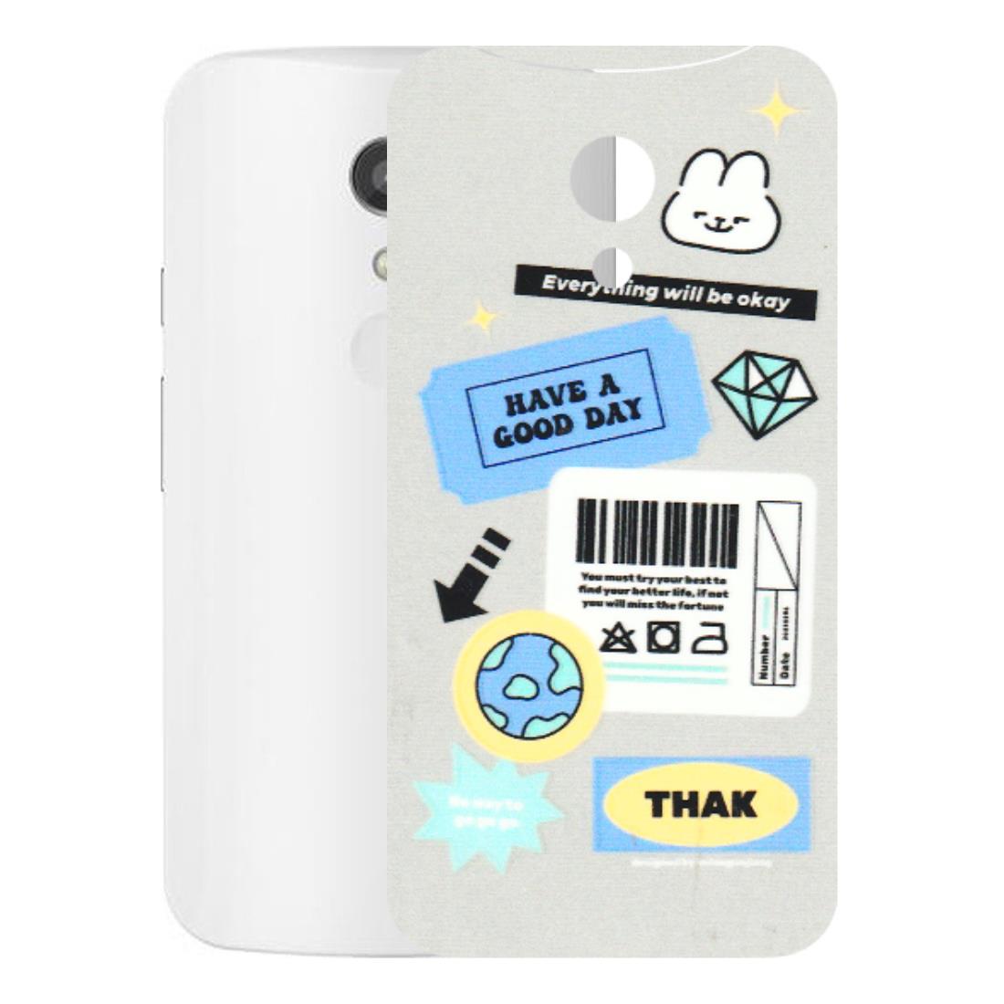 Motorola Phone Skins (All Models) - Will Be Okay Design - 3D Embossed Finish (L-316) Motorola Moto G2