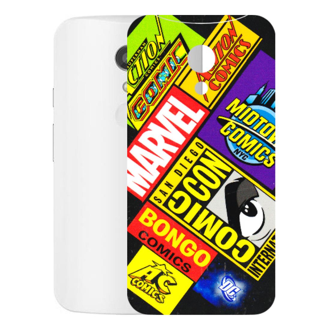 Motorola Phone Skins (All Models) - Bongo Comic Con - 3D Embossed Finish (L-325) Motorola Moto G2