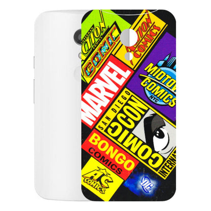 Motorola Phone Skins (All Models) - Bongo Comic Con - 3D Embossed Finish (L-325) Motorola Moto G2