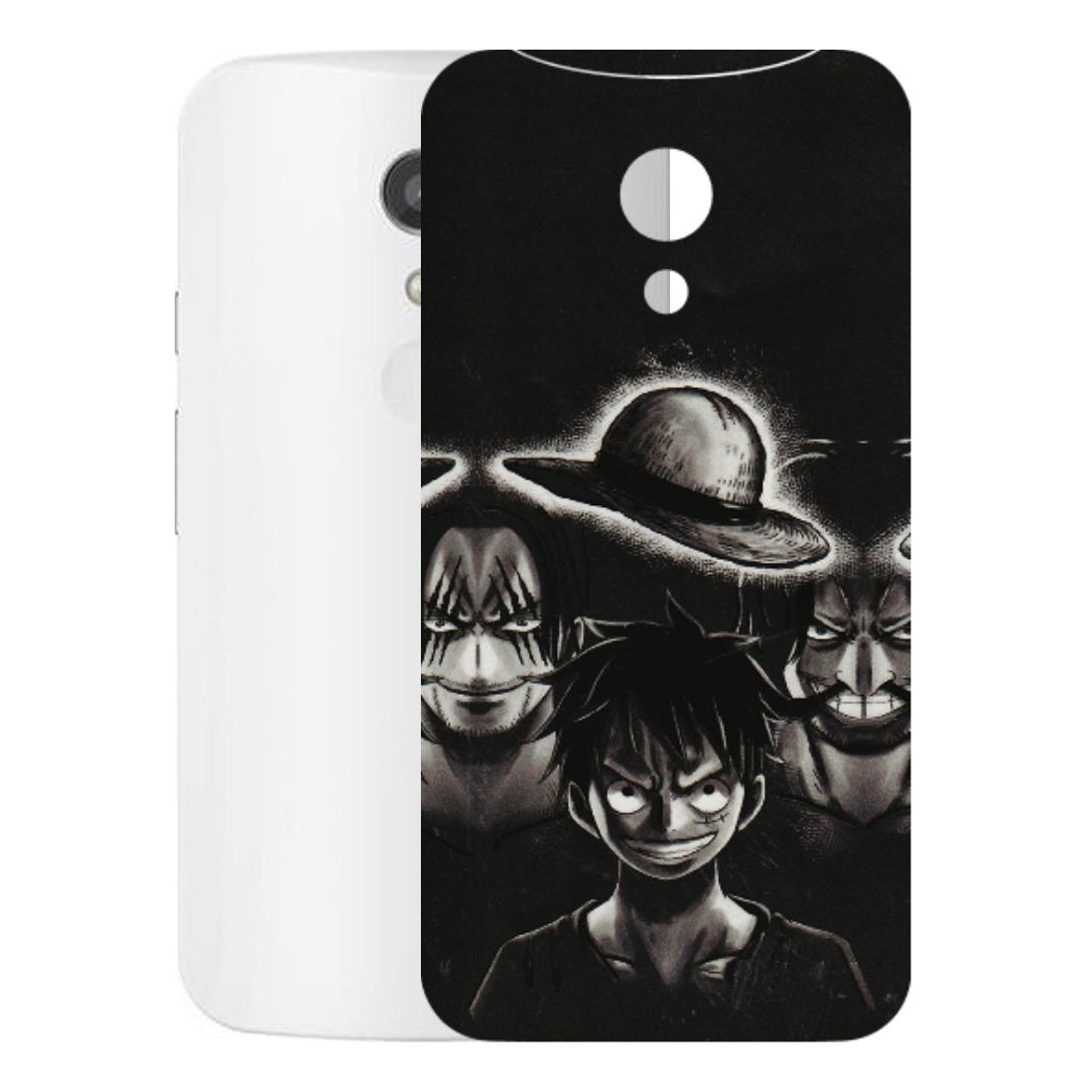 Motorola Phone Skins (All Models) - Black Luffy Hat - 3D Embossed Finish (L-57) Motorola Moto G2