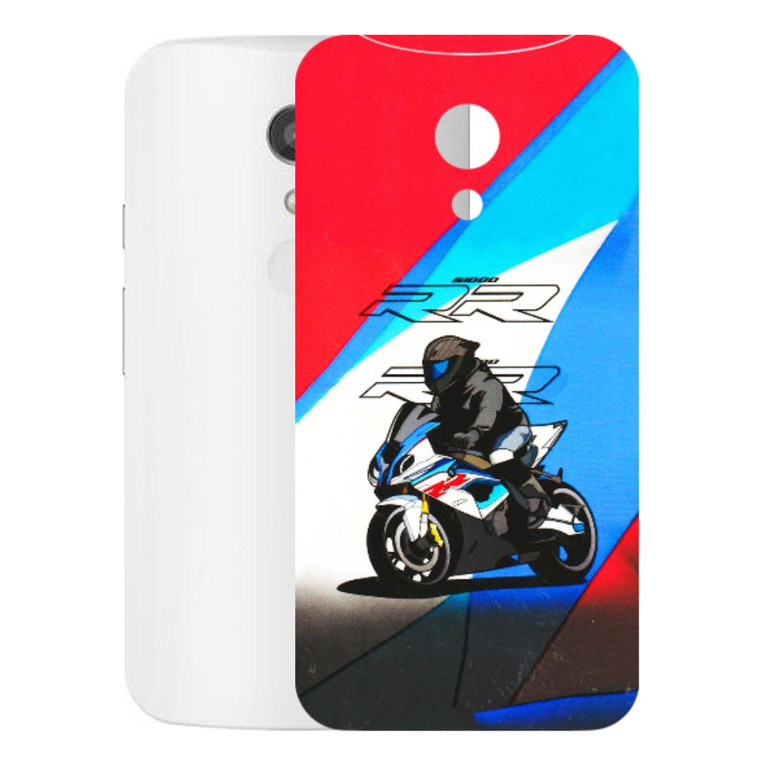 Motorola Phone Skins (All Models) - Bikers Love - 3D Embossed Finish (L-58) Motorola Moto G2
