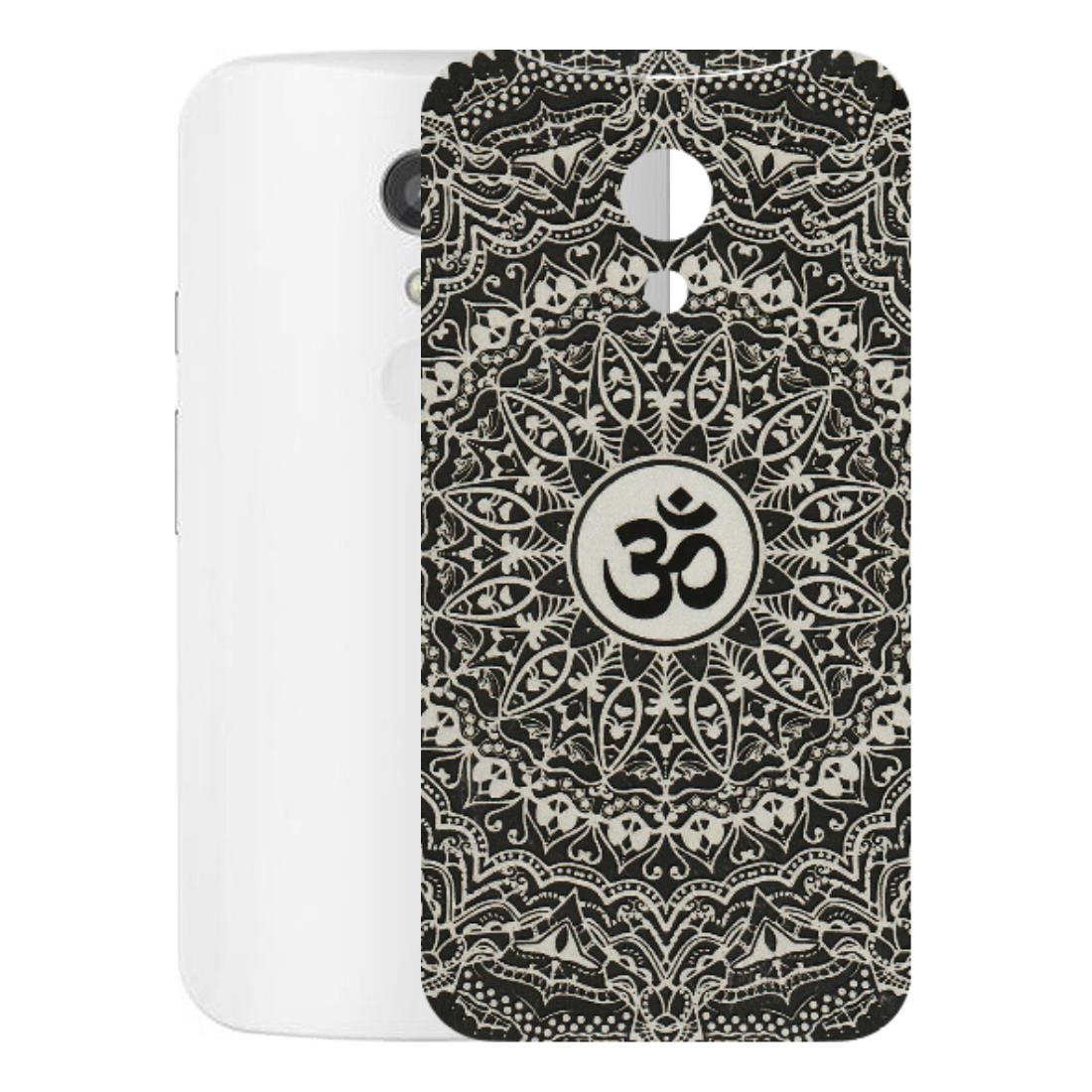 Motorola Phone Skins (All Models) - Aum Elegant Mandala - 3D Embossed Finish (L-62) Motorola Moto G2