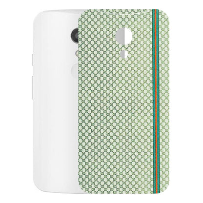 Motorola Phone Skins (All Models) - Gucci Fabric Pattern - 3D Embossed Finish (L-73) Motorola Moto G2