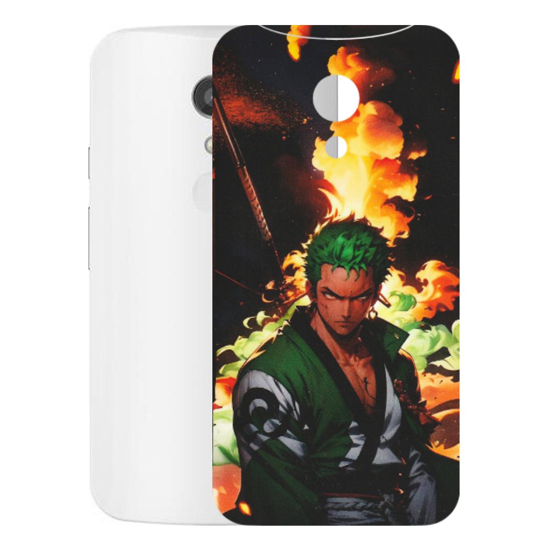 Motorola Phone Skins (All Models) - Roronoa Zoro - Matte Finish (M-102) Motorola Moto G2