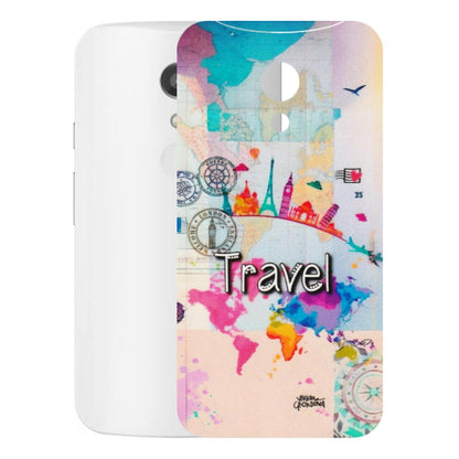 Motorola Phone Skins (All Models) - Travel The Wonders - Matte Finish (M-108) Motorola Moto G2