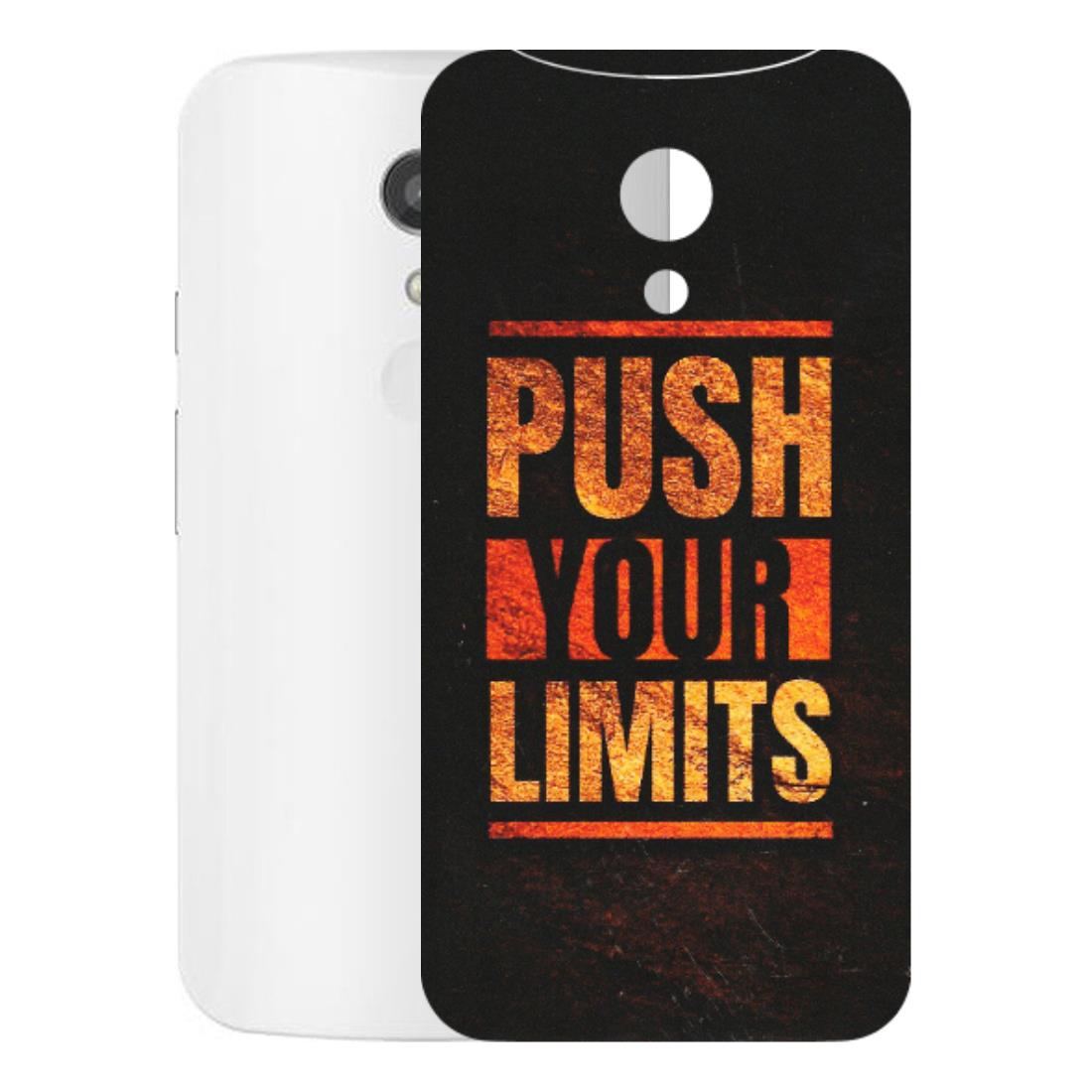 Motorola Phone Skins (All Models) - Push Your Limits - Matte Finish (M-118) Motorola Moto G2