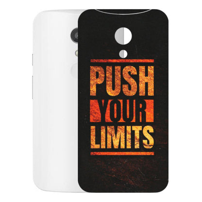 Motorola Phone Skins (All Models) - Push Your Limits - Matte Finish (M-118) Motorola Moto G2