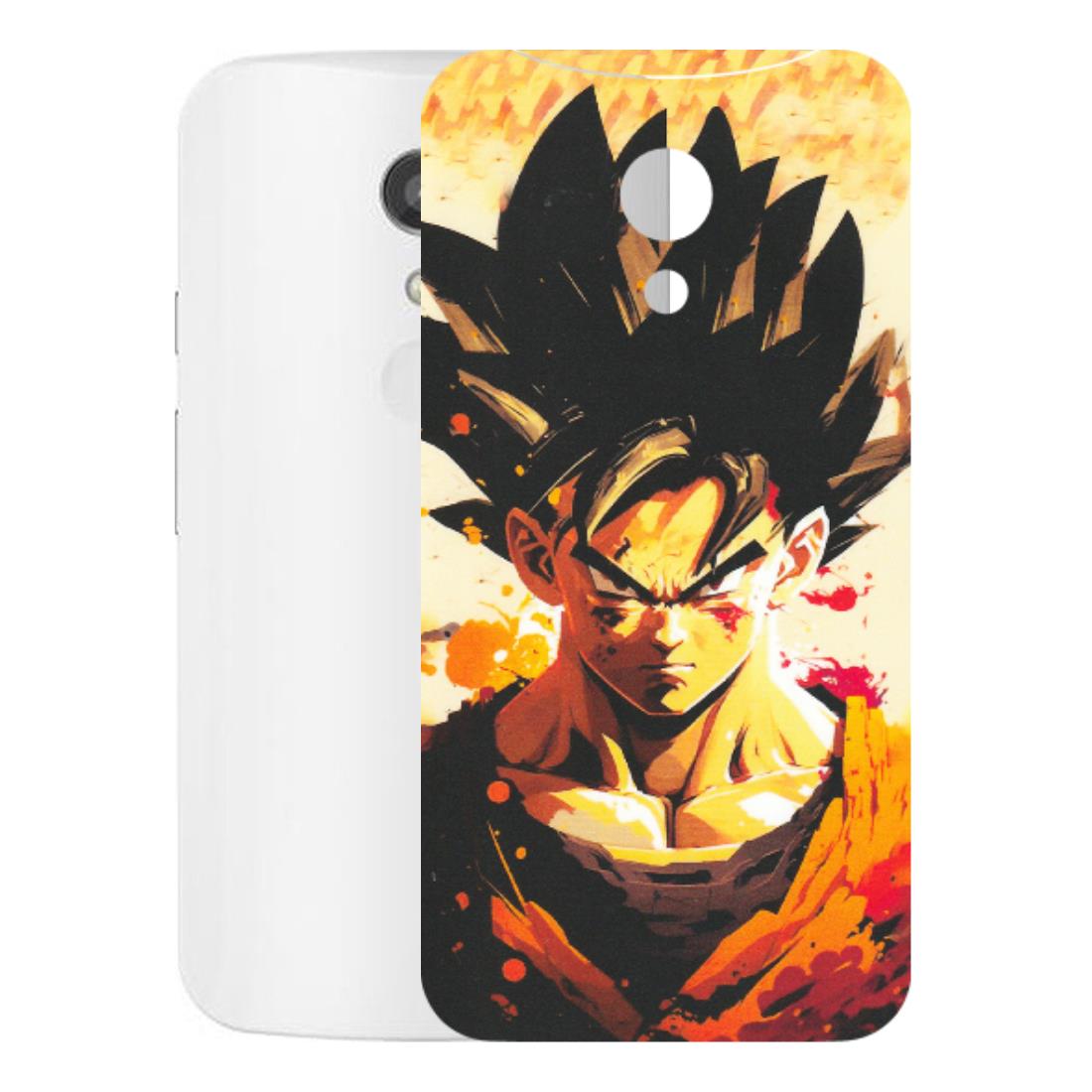 Motorola Phone Skins (All Models) - Angry Goku - Matte Finish (M-12) Motorola Moto G2
