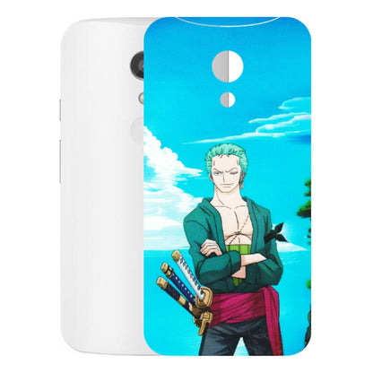 Motorola Phone Skins (All Models) - Cool Swordman Zoro Anime - Matte Finish (M-143) Motorola Moto G2