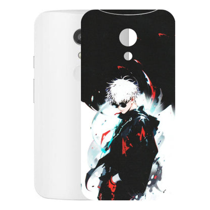 Motorola Phone Skins (All Models) - Gojo Powerful Charater Kaisen Anime - Matte Finish (M-144) Motorola Moto G2