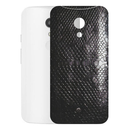Motorola Phone Skins (All Models) - Black Snack Leather - Matte Finish (M-147) Motorola Moto G2