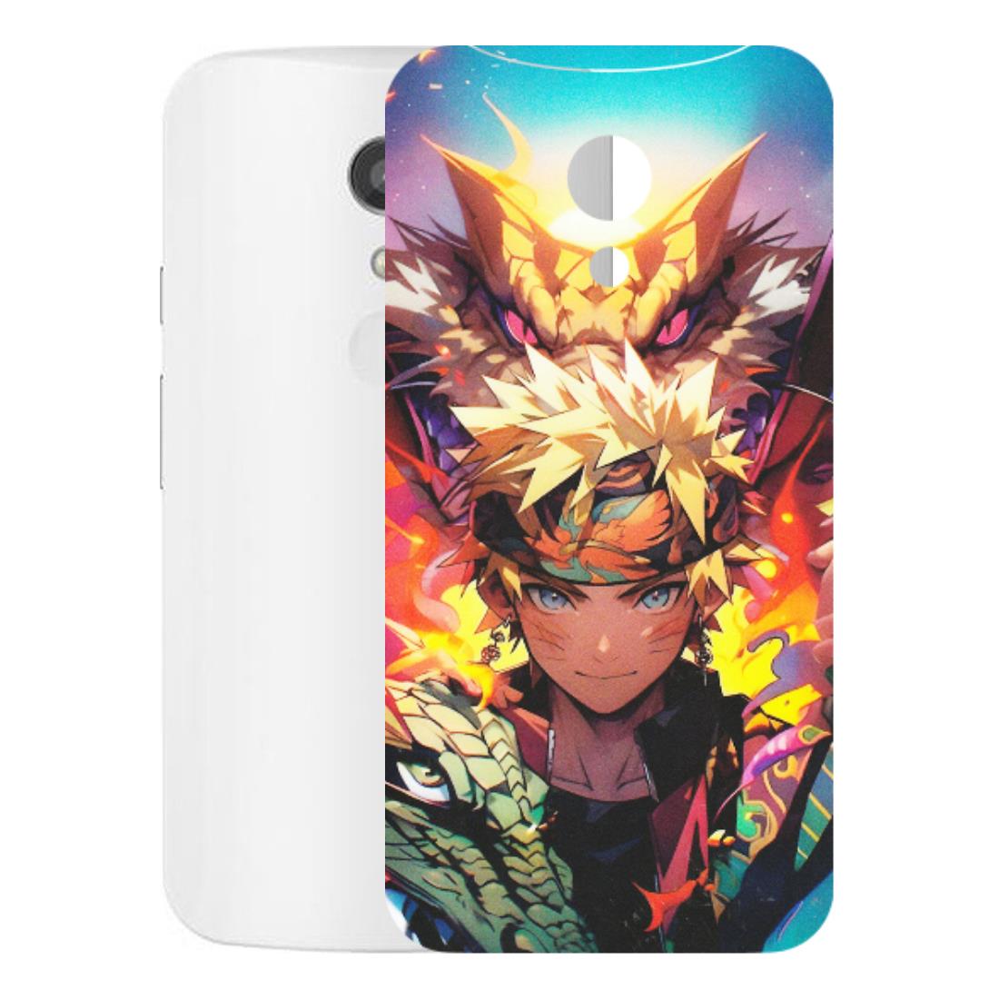 Motorola Phone Skins (All Models) - Angry Naruto Anime - Matte Finish (M-148) Motorola Moto G2