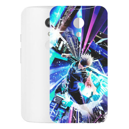 Motorola Phone Skins (All Models) - Manga Action Jujustu Kaisen Anime - Matte Finish (M-155) Motorola Moto G2