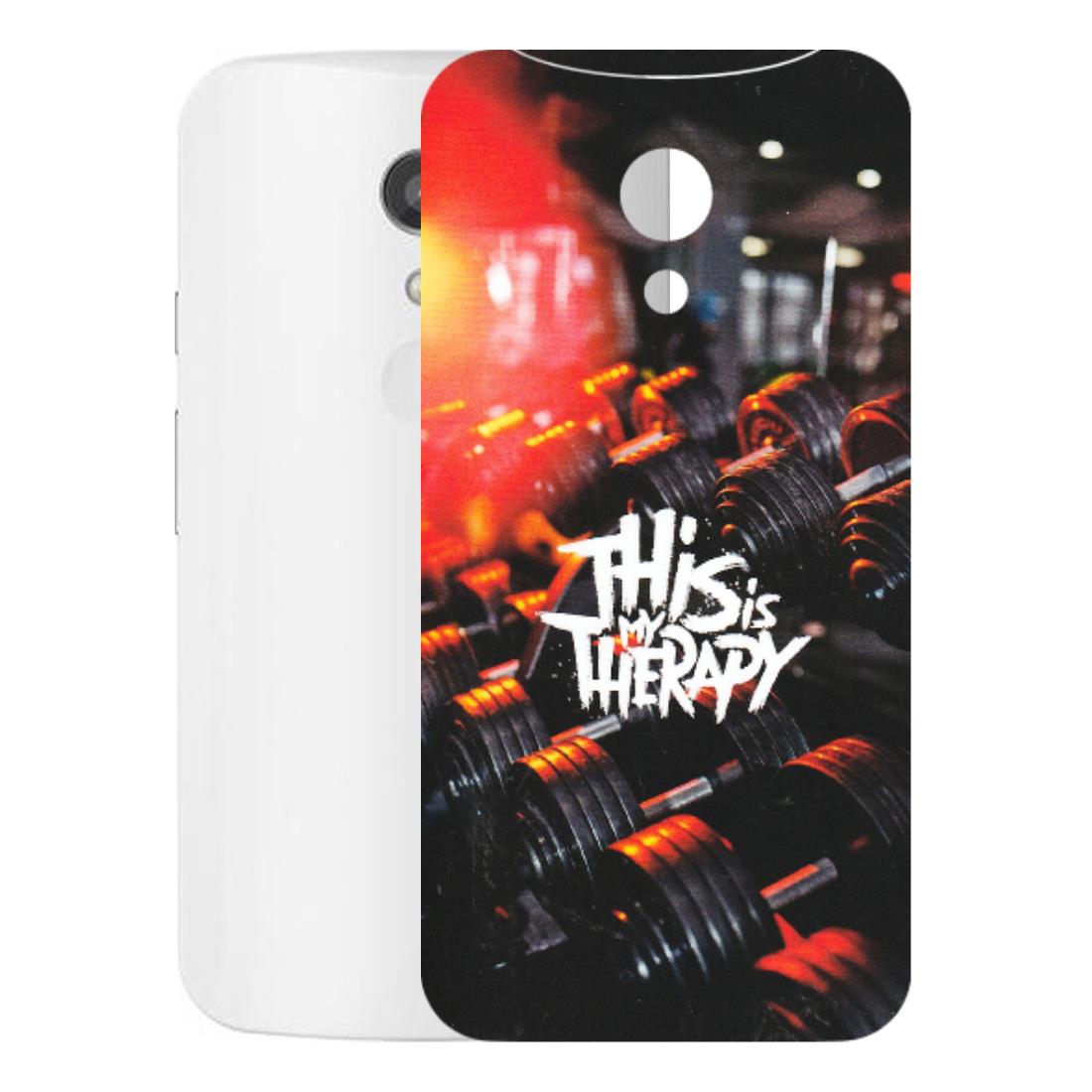 Motorola Phone Skins (All Models) - GYM Lover Therapy - Matte Finish (M-160) Motorola Moto G2