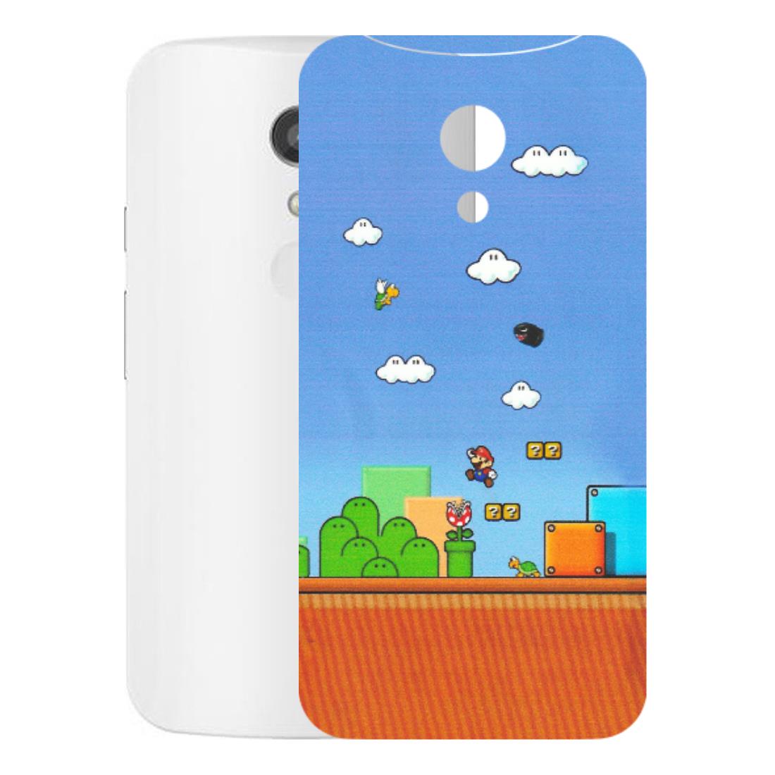 Motorola Phone Skins (All Models) - Mario Game Scene - Matte Finish (M-24) Motorola Moto G2