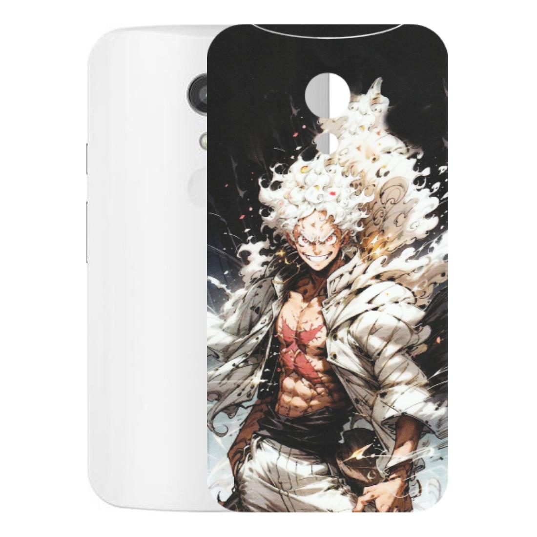 Motorola Phone Skins (All Models) - Anime Angry Classy Character - Matte Finish (M-34) Motorola Moto G2