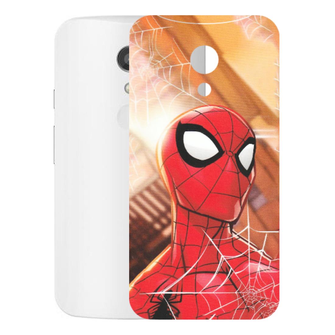 Motorola Phone Skins (All Models) - Spiderman Face New - Matte Finish (M-41) Motorola Moto G2