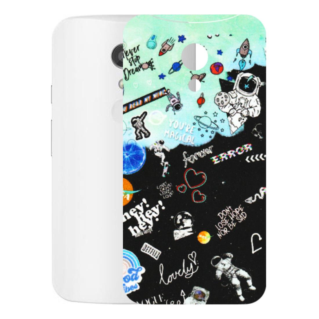 Motorola Phone Skins (All Models) - Living In A Space Dream - Matte Finish (M-46) Motorola Moto G2