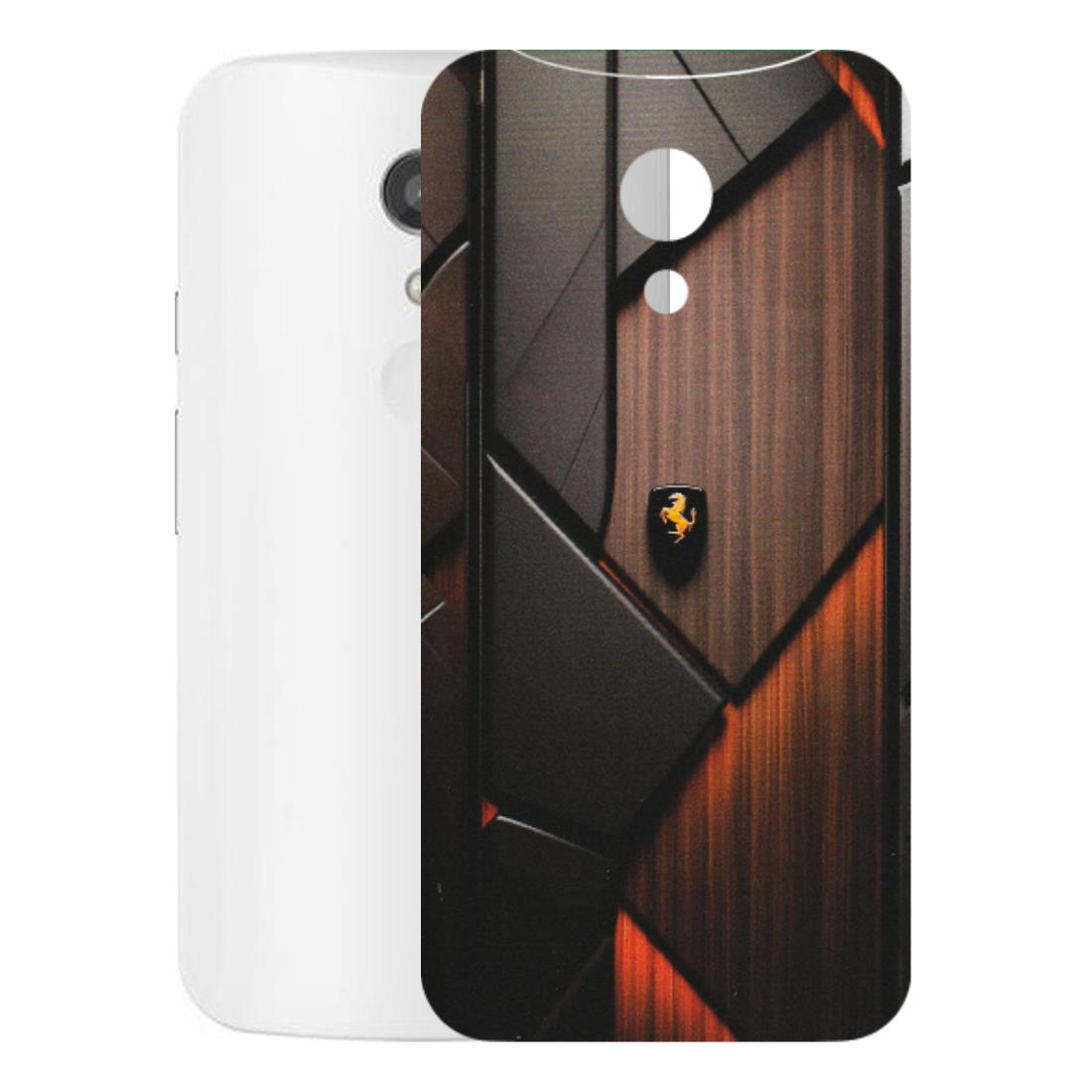 Motorola Phone Skins (All Models) - Lambo Beauty Wood Pattern Sober - Matte Finish (M-51) Motorola Moto G2