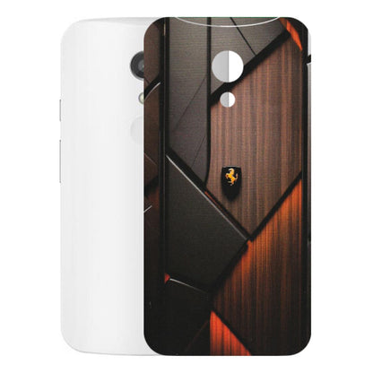 Motorola Phone Skins (All Models) - Lambo Beauty Wood Pattern Sober - Matte Finish (M-51) Motorola Moto G2