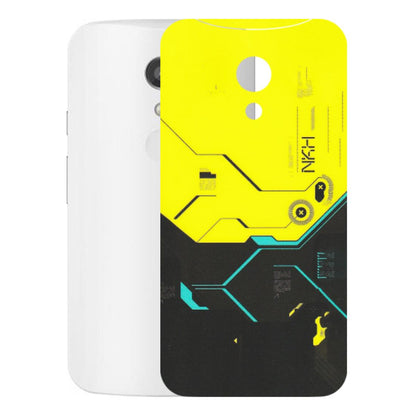 Motorola Phone Skins (All Models) - Black Yellow Technica - Matte Finish (M-53) Motorola Moto G2