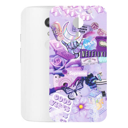 Motorola Phone Skins (All Models) - Supreme Purple Magic - Matte Finish (M-88) Motorola Moto G2