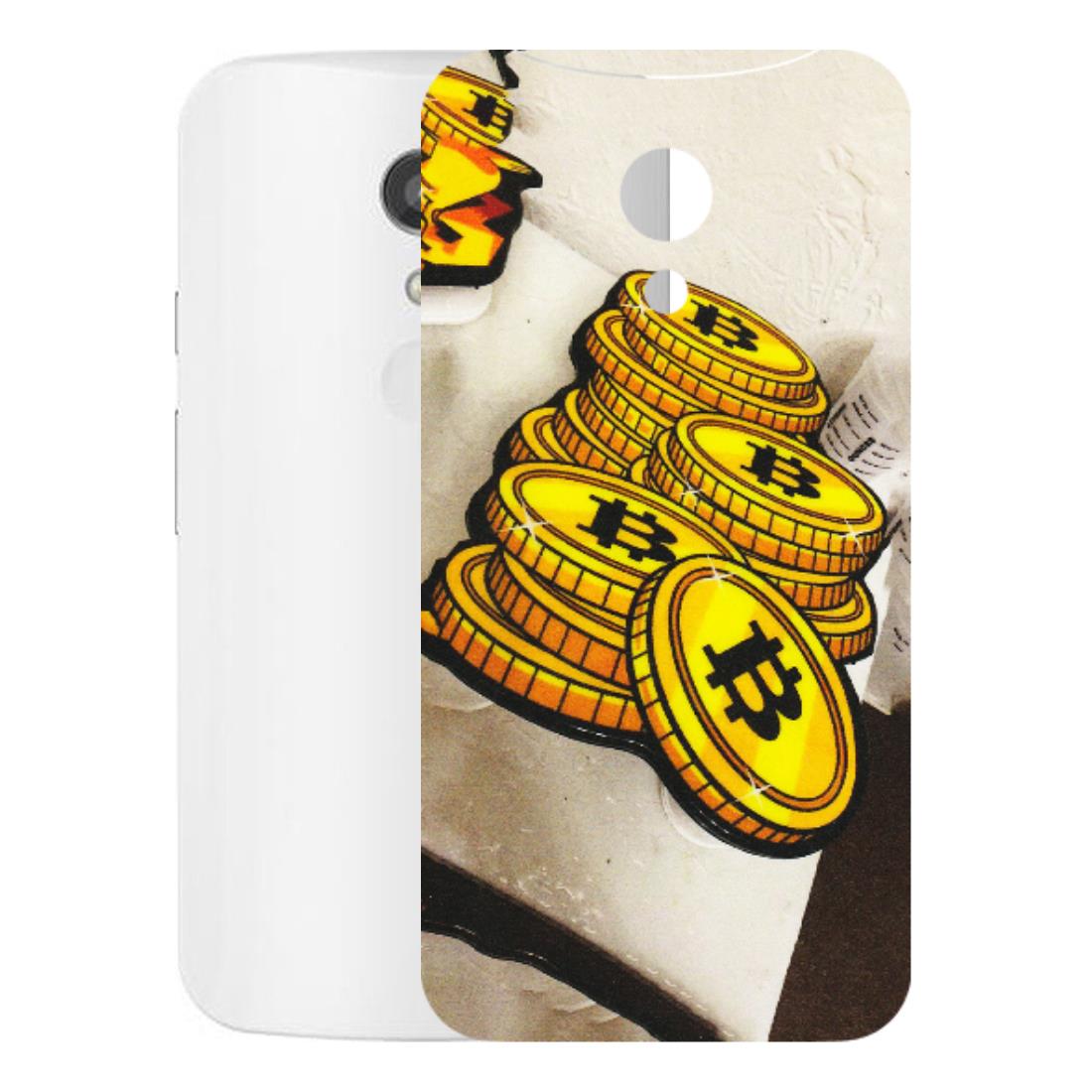 Motorola Phone Skins (All Models) - Billionaire Bitcoin Collection - Matte Finish (M-92) Motorola Moto G2