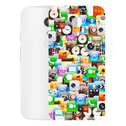 Motorola Phone Skins (All Models) - All Apple Icons - Matte Finish (M-93) Motorola Moto G2