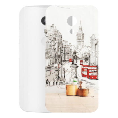 Motorola Phone Skins (All Models) - London Street - Transparent Finish (T-02) Motorola Moto G2