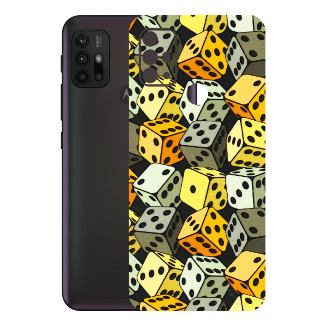 Motorola Phone Skins (All Models) - Dices Of Life - 3D Embossed Finish (L-04) Motorola Moto G30