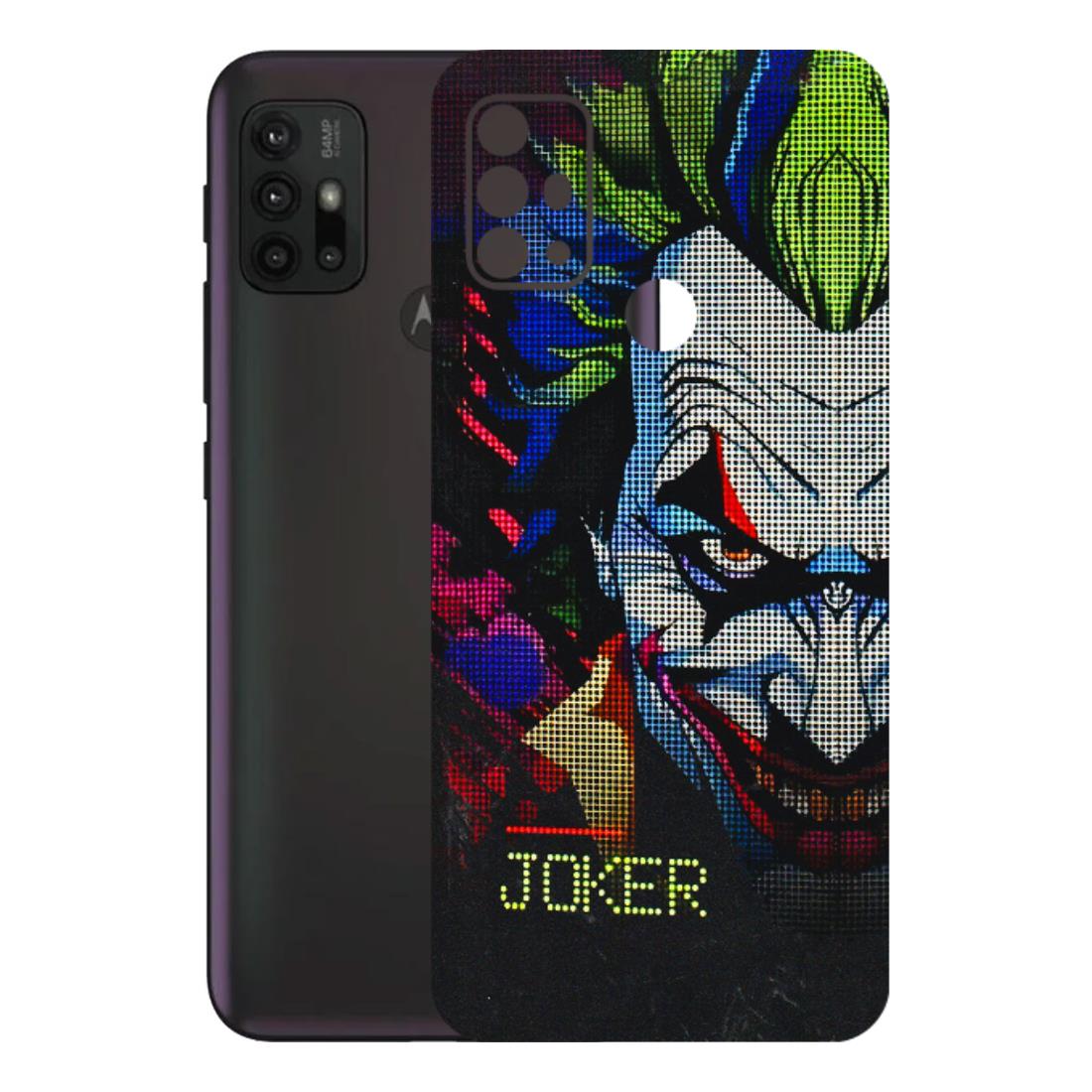 Motorola Phone Skins (All Models) - Joker Dot Matrix - 3D Embossed Finish (L-08) Motorola Moto G30
