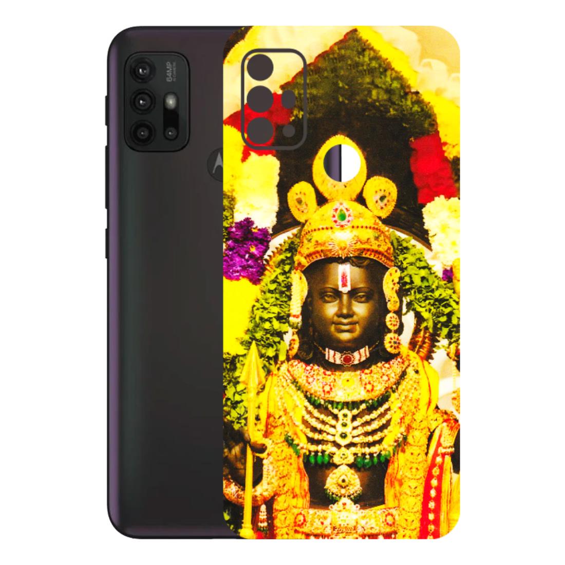 Motorola Phone Skins (All Models) - Ram Lalla Ayodhya - 3D Embossed Finish (L-103) Motorola Moto G30