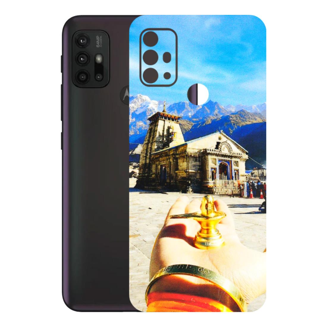 Motorola Phone Skins (All Models) - Beauty of Kedarnath - 3D Embossed Finish (L-108) Motorola Moto G30