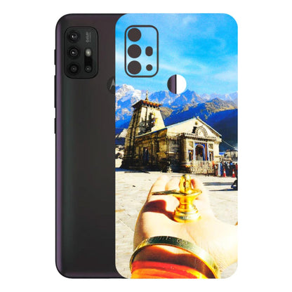 Motorola Phone Skins (All Models) - Beauty of Kedarnath - 3D Embossed Finish (L-108) Motorola Moto G30