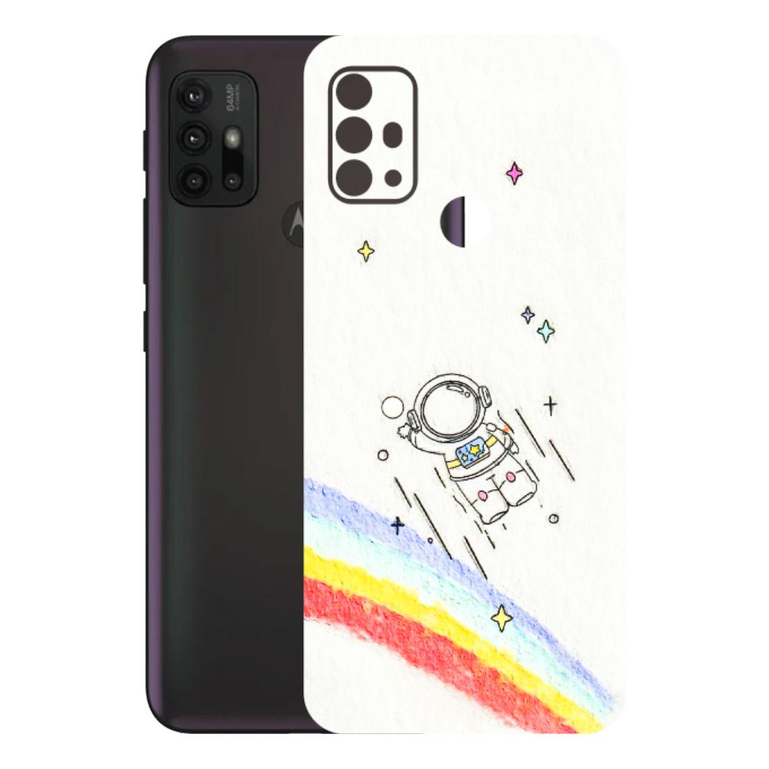 Motorola Phone Skins (All Models) - Milkyway Astronaut - 3D Embossed Finish (L-110) Motorola Moto G30