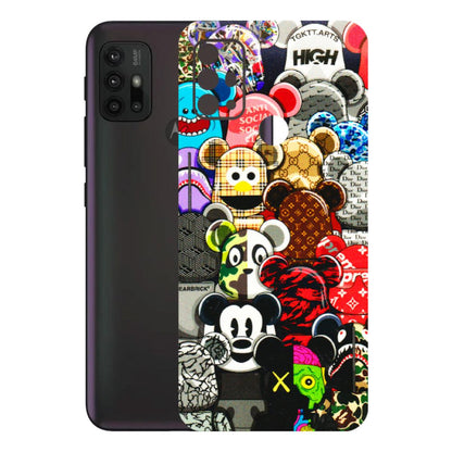 Motorola Phone Skins (All Models) - More Mickey Mouses - 3D Embossed Finish (L-118) Motorola Moto G30