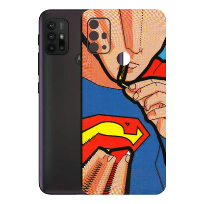 Motorola Phone Skins (All Models) - Superman Sutta - 3D Embossed Finish (L-130) Motorola Moto G30