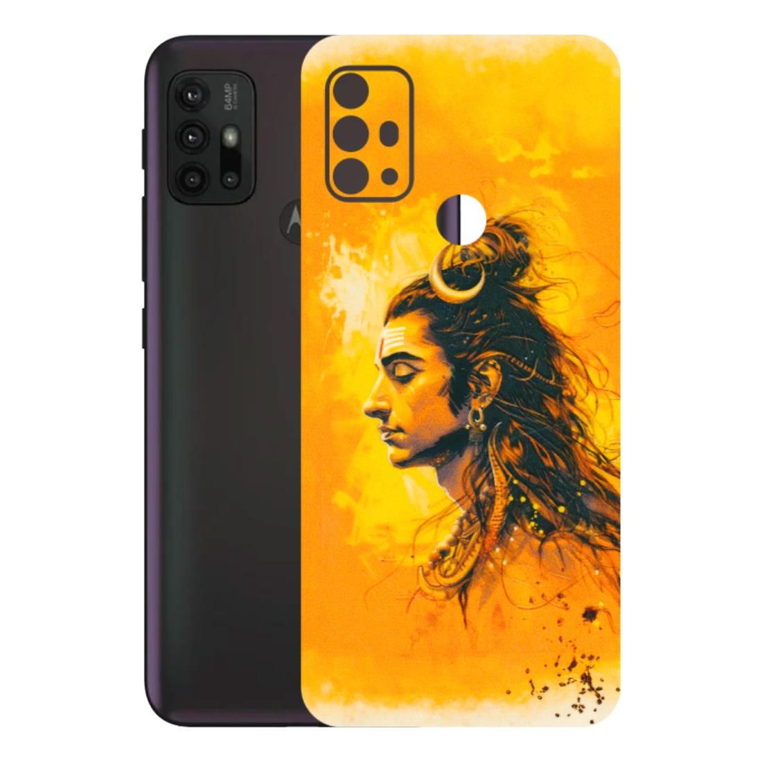 Motorola Phone Skins (All Models) - Shiv Shakti - 3D Embossed Finish (L-14) Motorola Moto G30