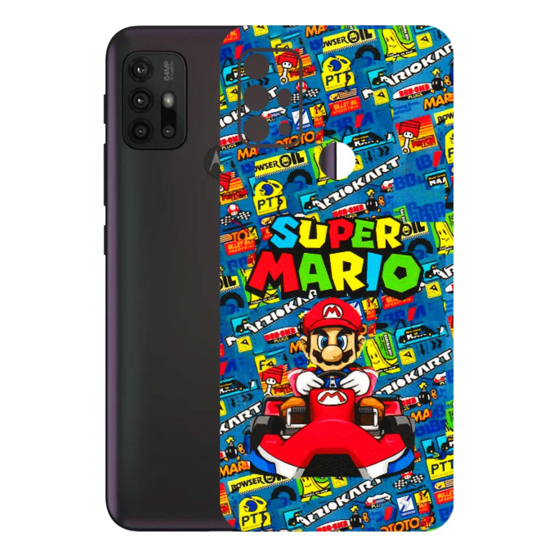 Motorola Phone Skins (All Models) - Super Mario Kart - 3D Embossed Finish (L-140) Motorola Moto G30