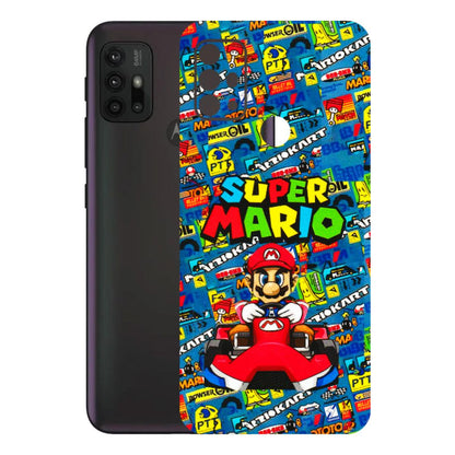 Motorola Phone Skins (All Models) - Super Mario Kart - 3D Embossed Finish (L-140) Motorola Moto G30
