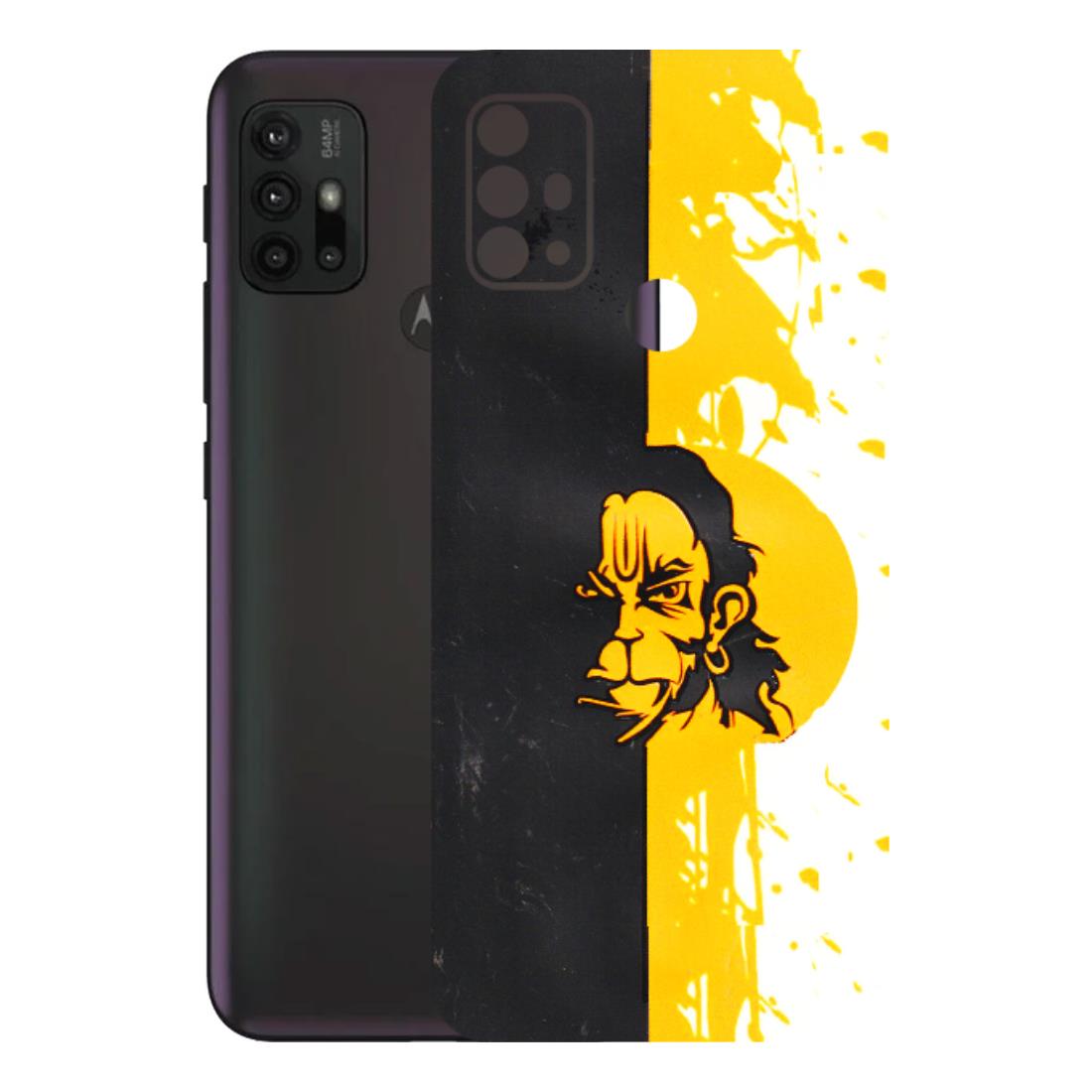 Motorola Phone Skins (All Models) - Bajrangbali - 3D Embossed Finish (L-151) Motorola Moto G30