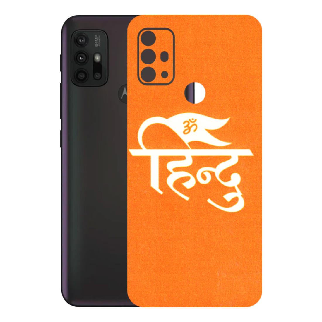 Motorola Phone Skins (All Models) - Hindu Kesari - 3D Embossed Finish (L-154) Motorola Moto G30
