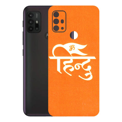 Motorola Phone Skins (All Models) - Hindu Kesari - 3D Embossed Finish (L-154) Motorola Moto G30