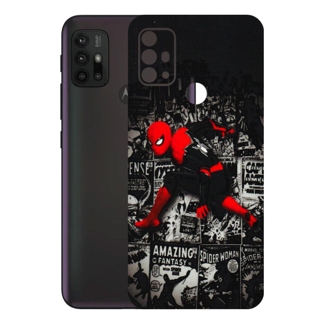 Motorola Phone Skins (All Models) - SpiderMan New - 3D Embossed Finish (L-162) Motorola Moto G30