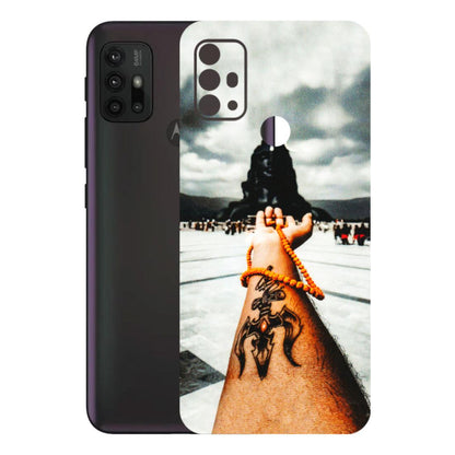 Motorola Phone Skins (All Models) - Jai Adiyogi Mahakaal - 3D Embossed Finish (L-164) Motorola Moto G30