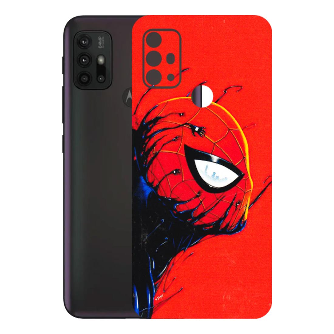 Motorola Phone Skins (All Models) - Spiderman Face Venom - 3D Embossed Finish (L-165) Motorola Moto G30