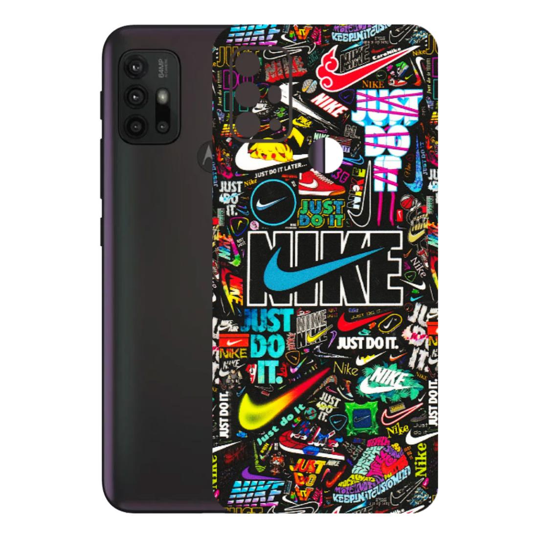 Motorola Phone Skins (All Models) - Just Do It Doodles - 3D Embossed Finish (L-166) Motorola Moto G30